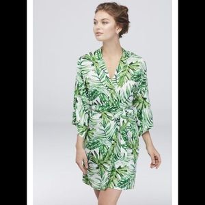 Palm Leaf Bridesmaid Robe